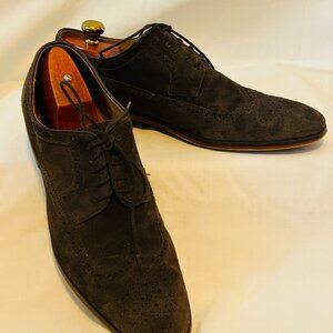 New Republic by Mark Mcnairy Suede Wingtip Laceup Dress-Shoes